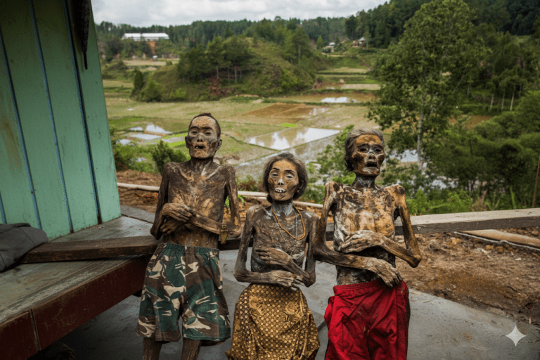 قدیم لاشوں کی نمائش